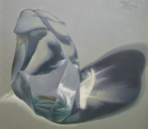 Piedra de vidrio blanco - Manuela Ballester