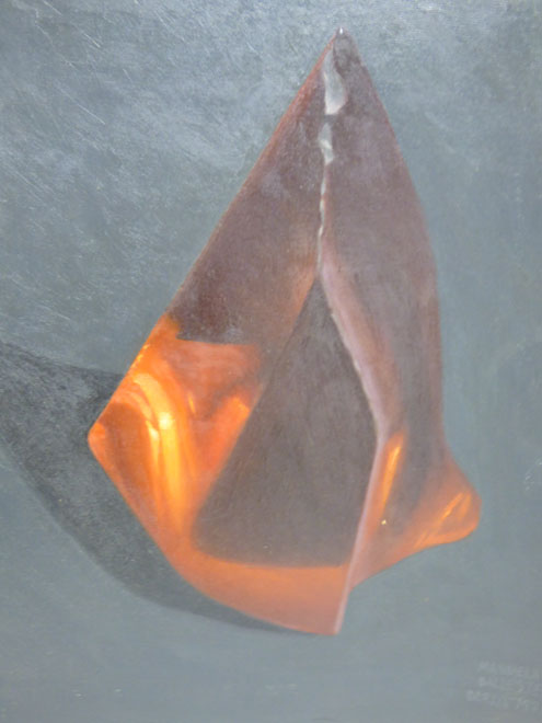 Piedra de vidrio rojo - Manuela Ballester